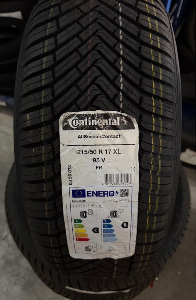 215/50R17 CONTİNENTAL ALLSEASONCONTACT DOT:40/25 4 ADET FİYATI - 2