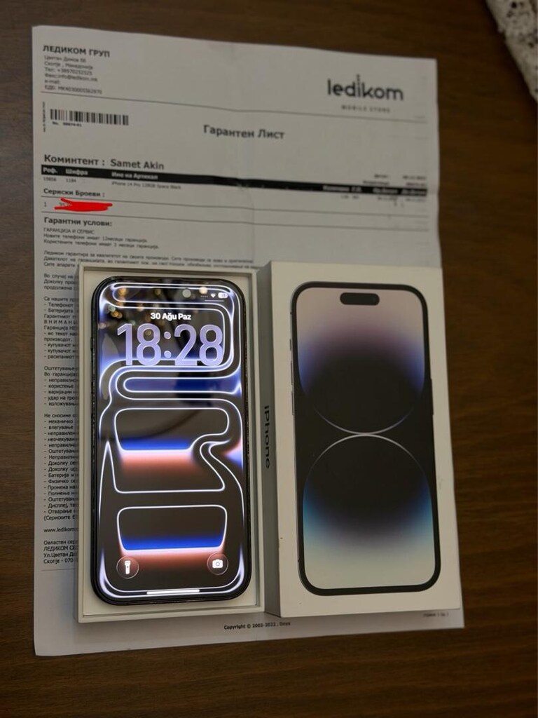 İPhone 14 Pro 128 GB Kutulu Faturalı Siyah - 4