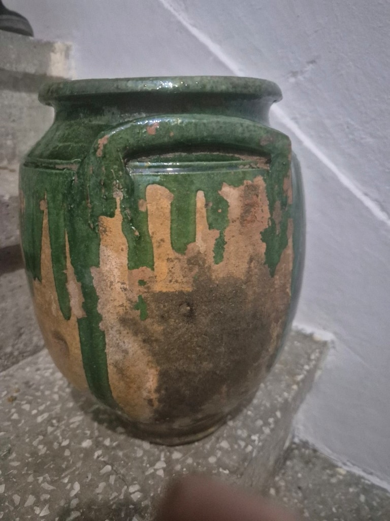 Dekorluk antika yaşlı küp - 2