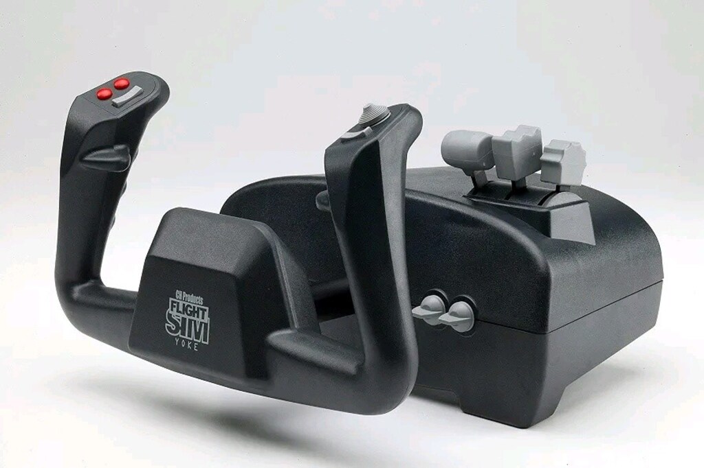 CH Products Flight Sim Yoke Le Joystick - 8