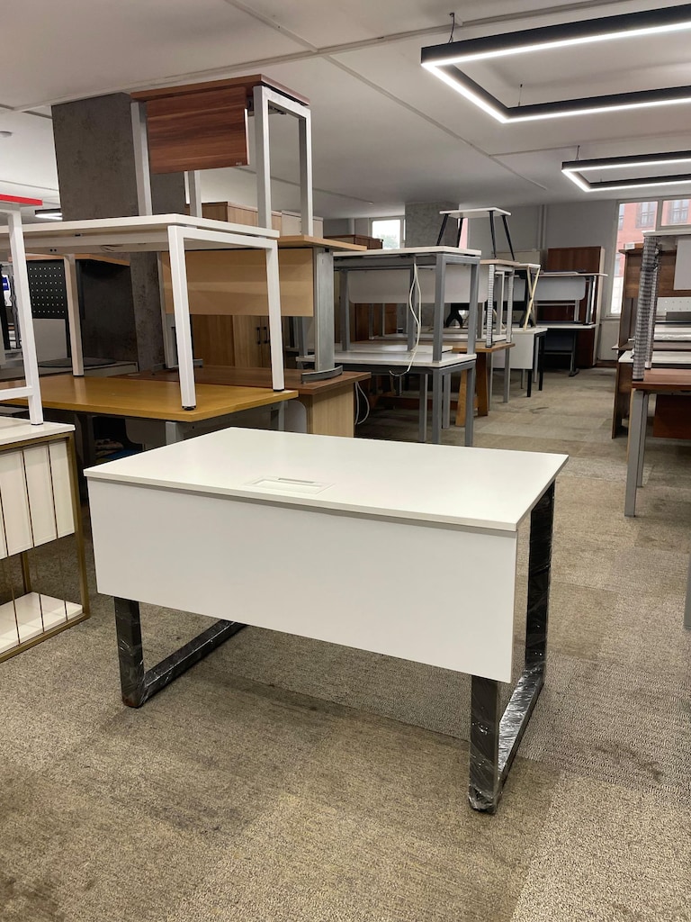 KLAS OFİS ÜSKÜDAR 70x120 BEYAZ ÇALIŞMA MASASI - 3