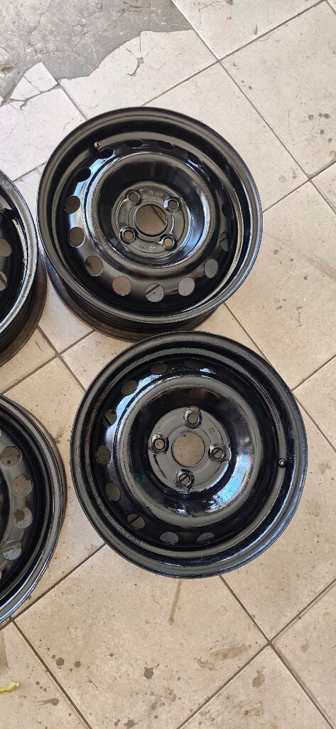 hyundaı era 14 kara jant 4x100 orjinal kırık kyaanak eğik yok - 4