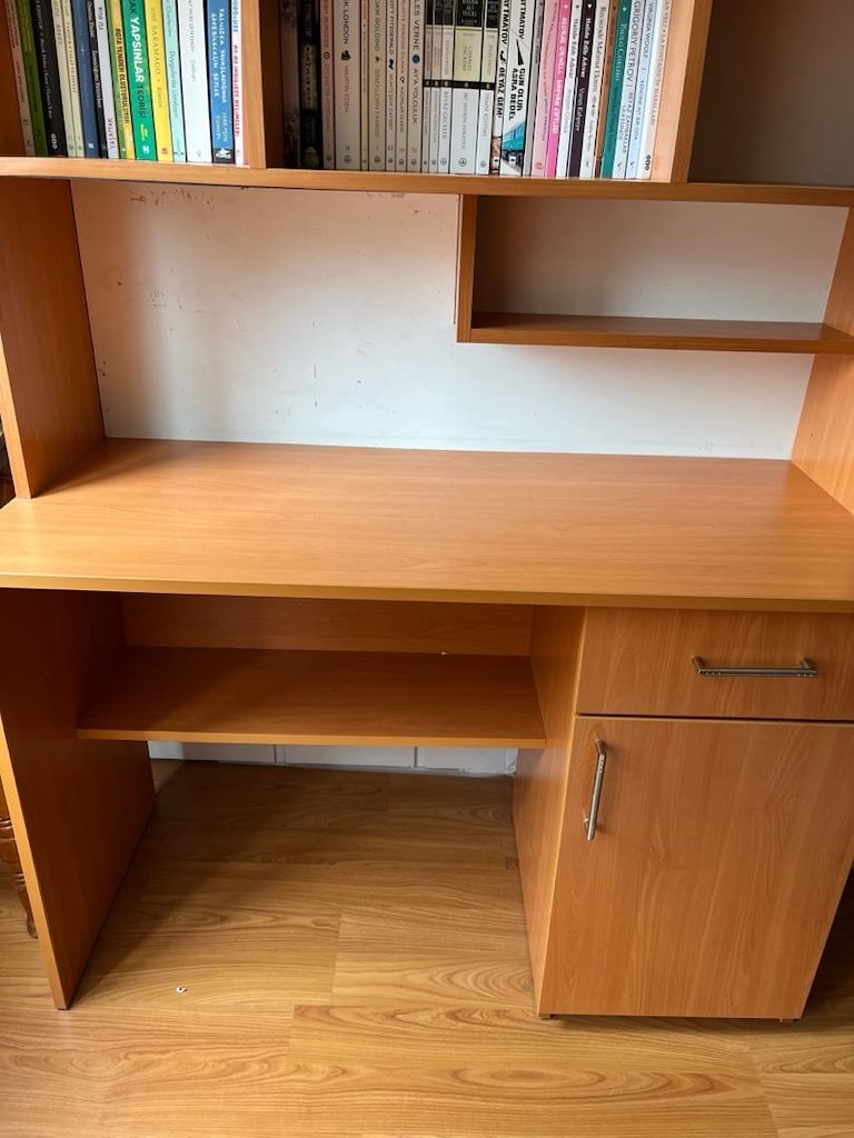 kitaplıklı çalışma masası - 3