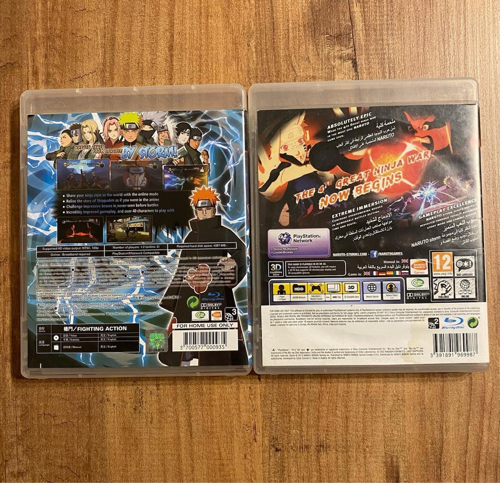 Naruto 2 ve Naruto 3 Ps3 oyun - 2