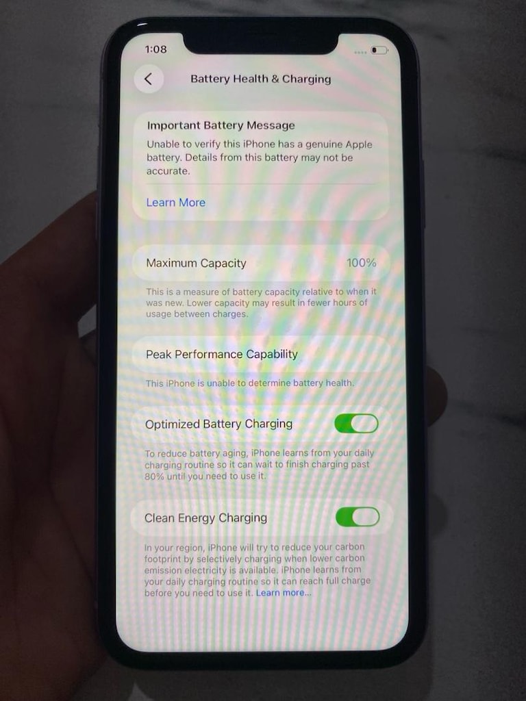 Yurtiçi İphone 11 64GB PİL 100 Kozmetik tertemiz - 13