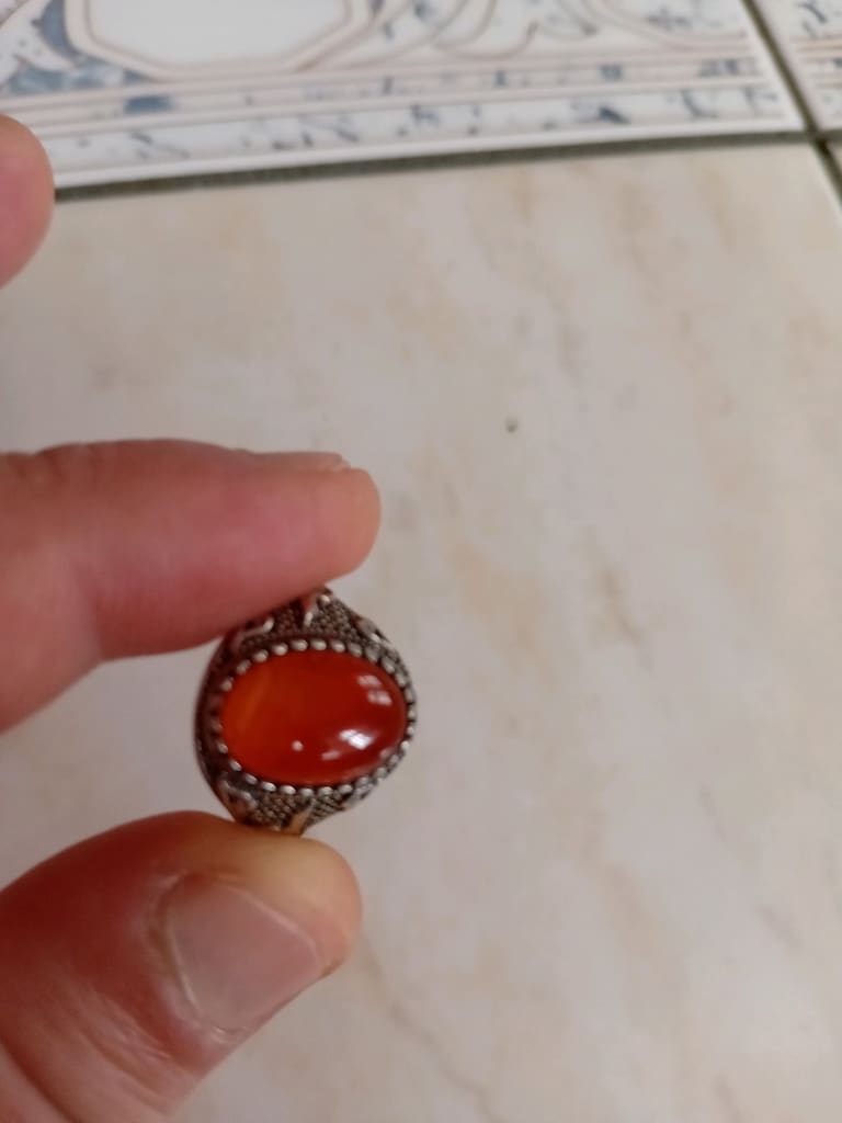 2ad tek fiyat gümüş yüzük - 6
