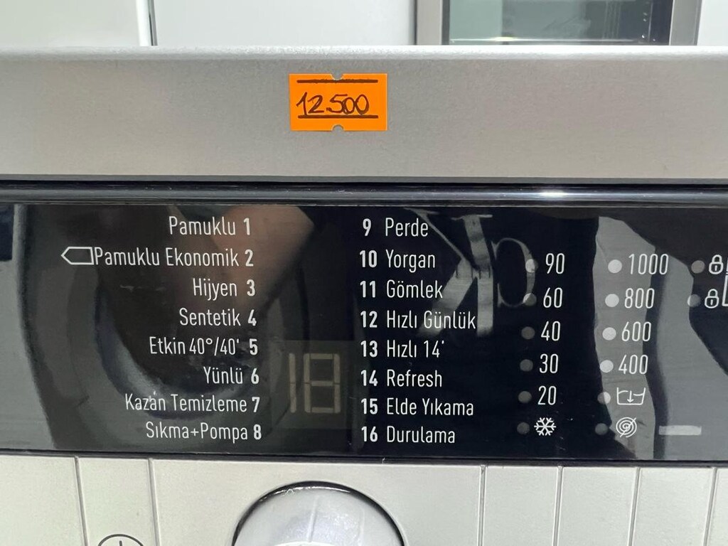 ARÇELİK INOX pıano serisi dijital 9 kg a+++ enerji - 2