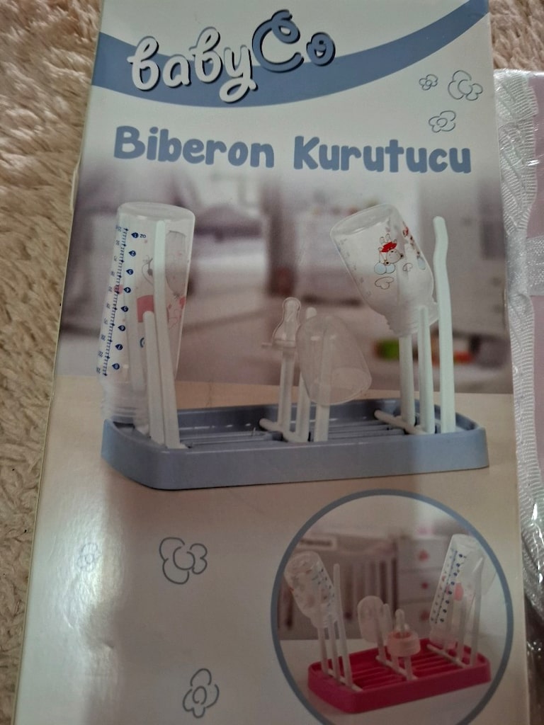 4--PARÇA -Emzik kutusu--Mama kaşığı-Altacma pedi-Bib.kurutucu - 6