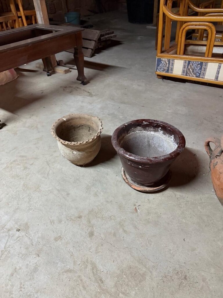 taş saksı - küp bahçe saksısı - 5