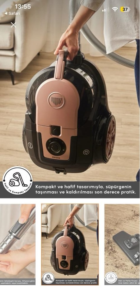 karaca elektrik süpürgesi - 7