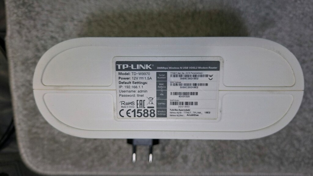 Tp-Link, TD-W9970, VdsL2, Wifi Modem, Karşıyaka-İzmir - 5
