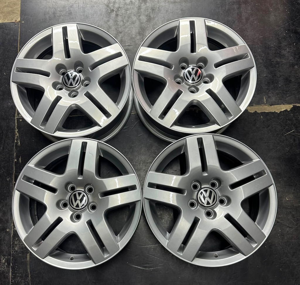 5x100 15 İNÇ 6J ET 38 VOLKSWAGEN ORJİNAL JANT TAKIMI - 2