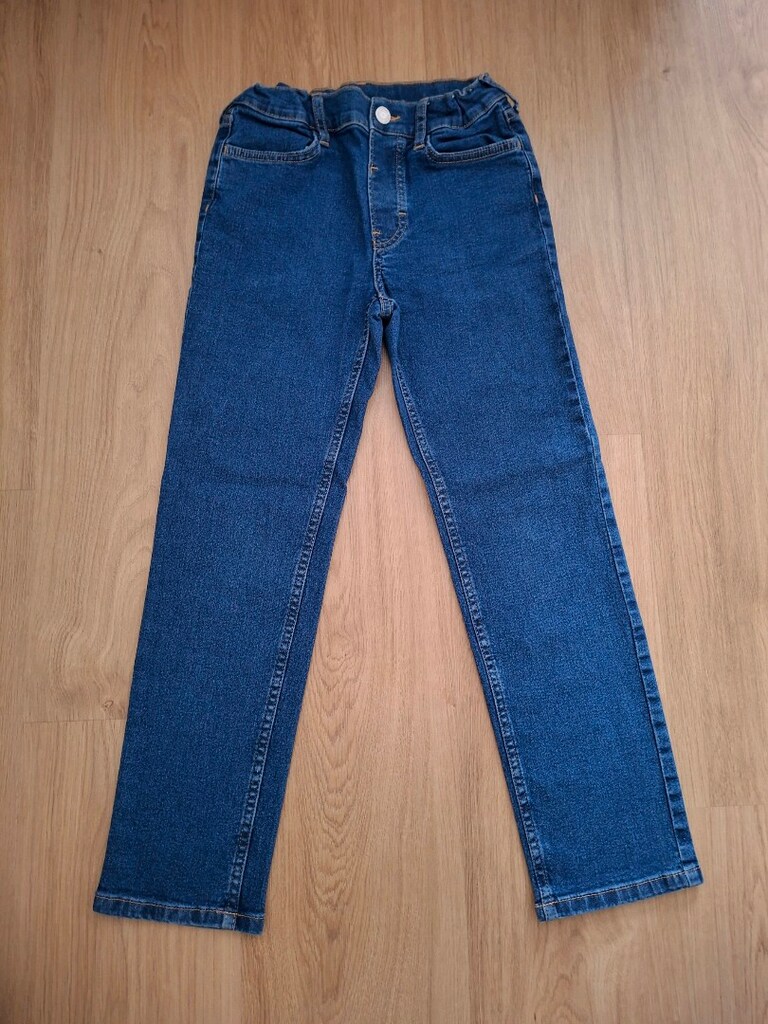 H&M 9-10 Yaş Beli Lastikli Jeans Pantolon