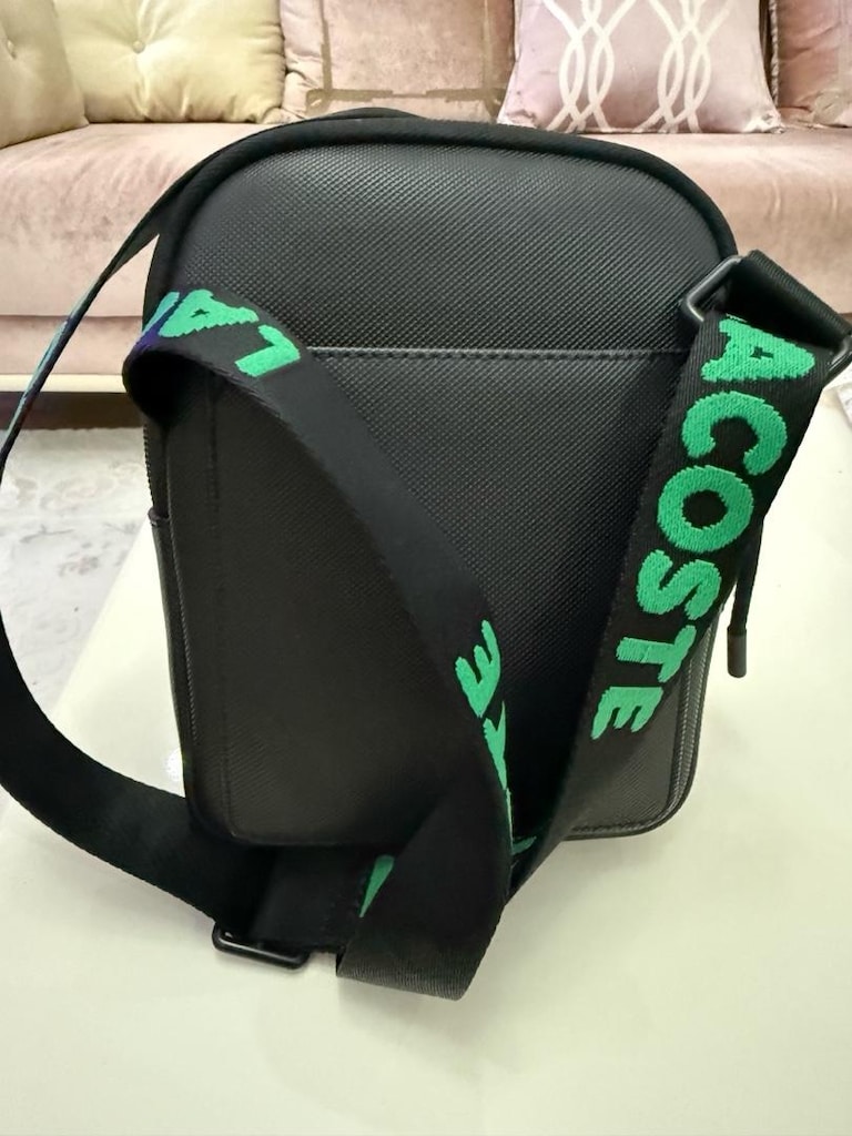 Orijinal Lacoste Siyah Çapraz Çanta - 7