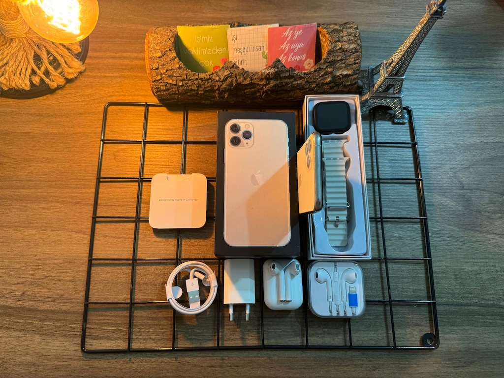 FULL AKSESUARLI 256 GB İPHONE 11 PRO WHİTE - 5