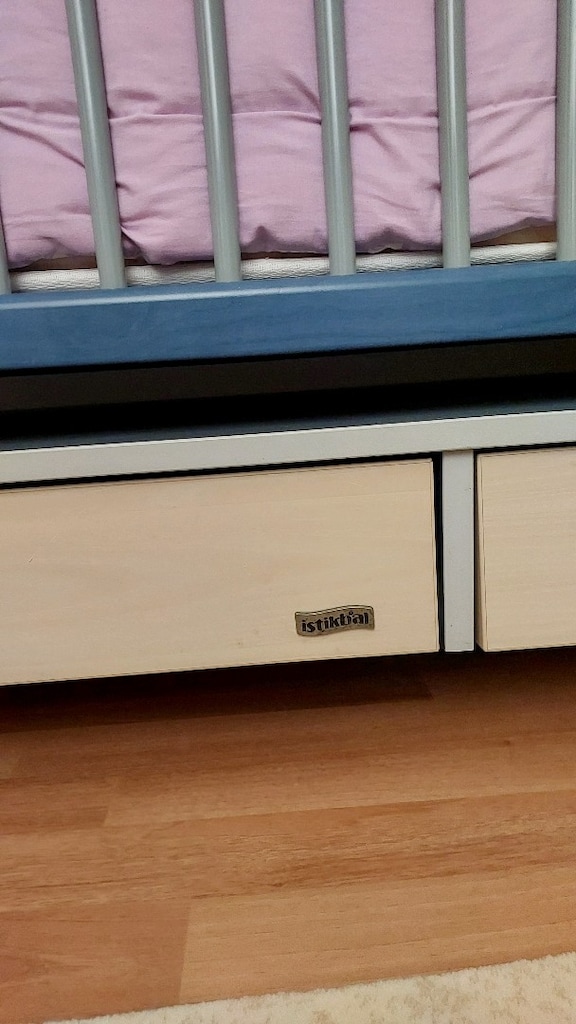 istikbal marka sallanan beşik mobilya ve içindeki döşek dahil - 4