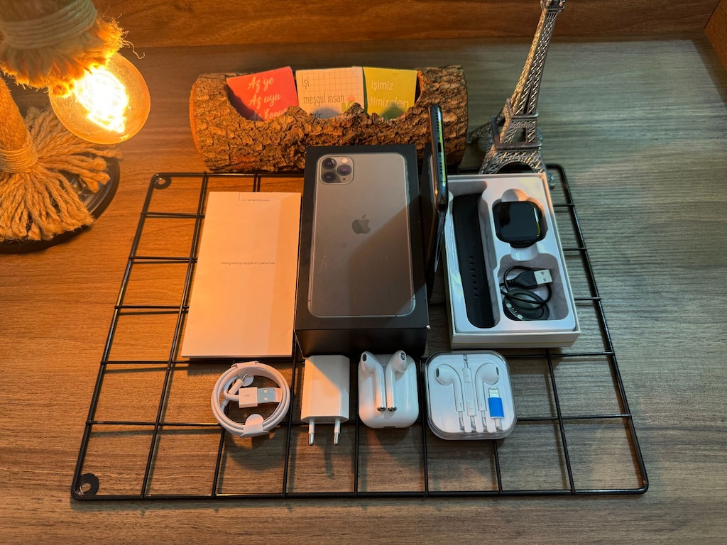 FULL AKSESUARLI İPHONE 11 PRO MİD GREEN - 8