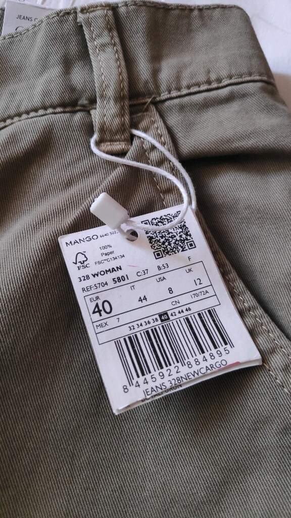 MANGO Cargo Jean Pantolon — görsel 3/14