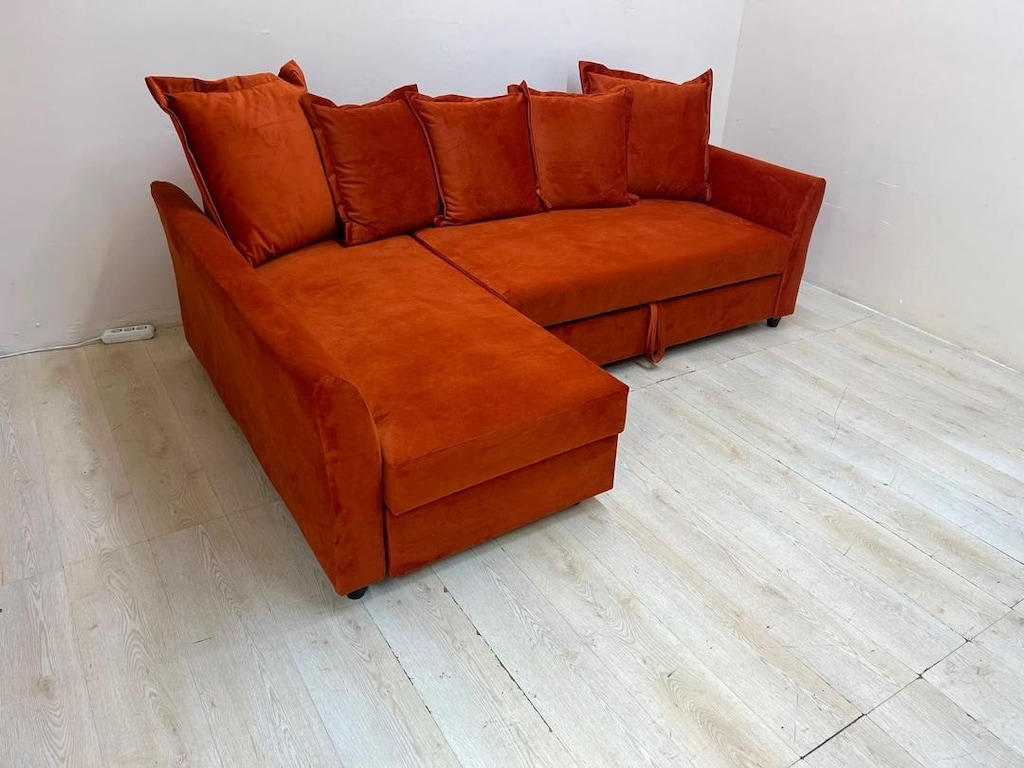 IKEA HOLMSUND SIFIR KAPLAMA YATAKLI BAZALI L KÖŞE KOLTUK KANEPE - 2