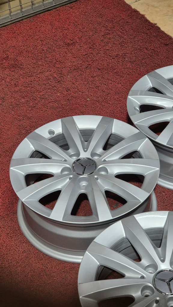 /// MERCEDES /// ORJİNAL /// 16 İNÇ 5X112 HATASIZ-ÇELİK JANT - 5