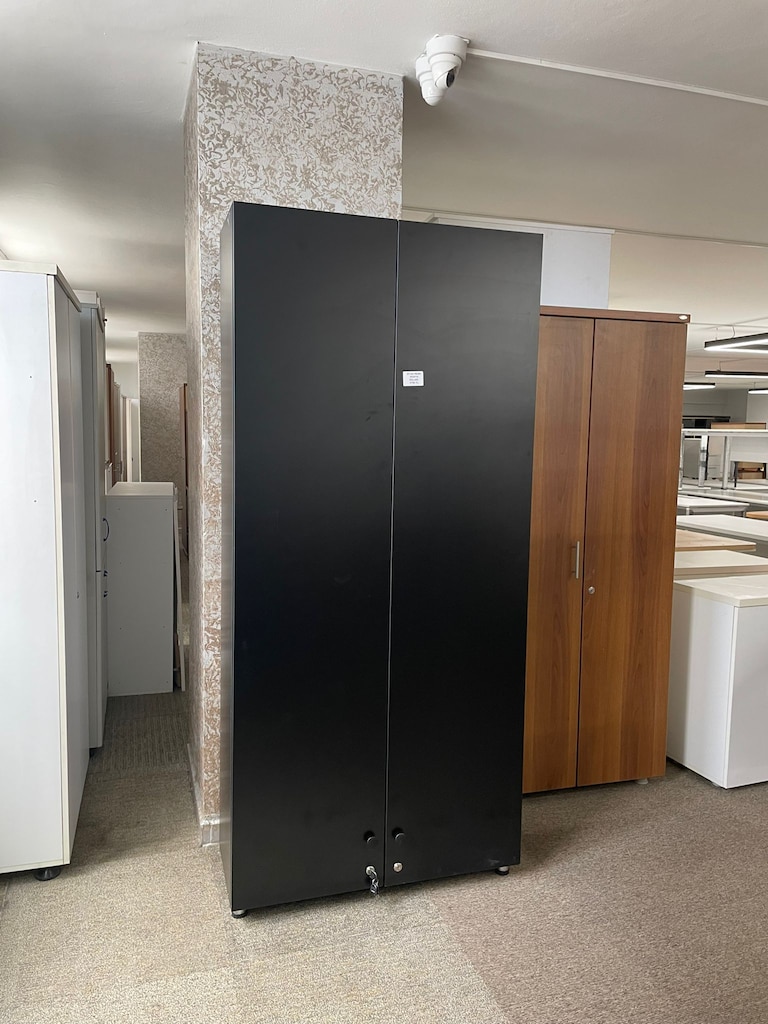 KLAS OFİS ÜSKÜDAR 90x35x200 SİYAH RENK DOSYA DOLABI - 2