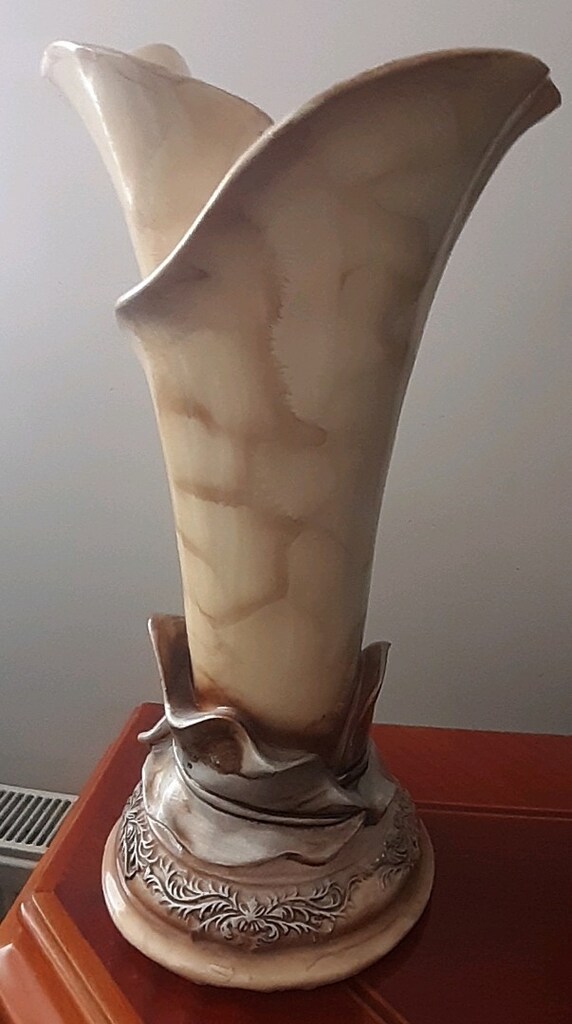 Krem renkli vazo - 3
