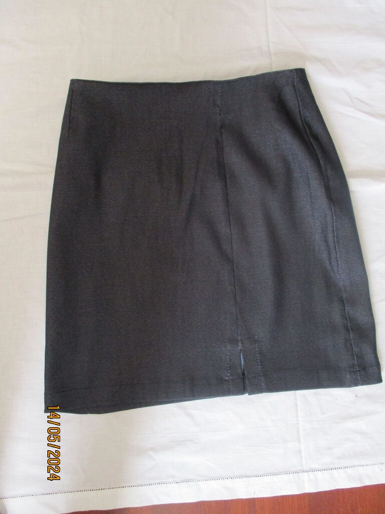 Likralı Lacivert Kalem Etek - 2