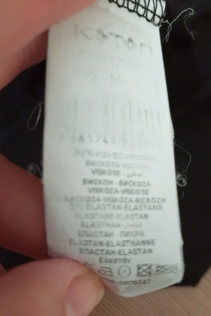 Koton Siyah Crop Tişört - 4