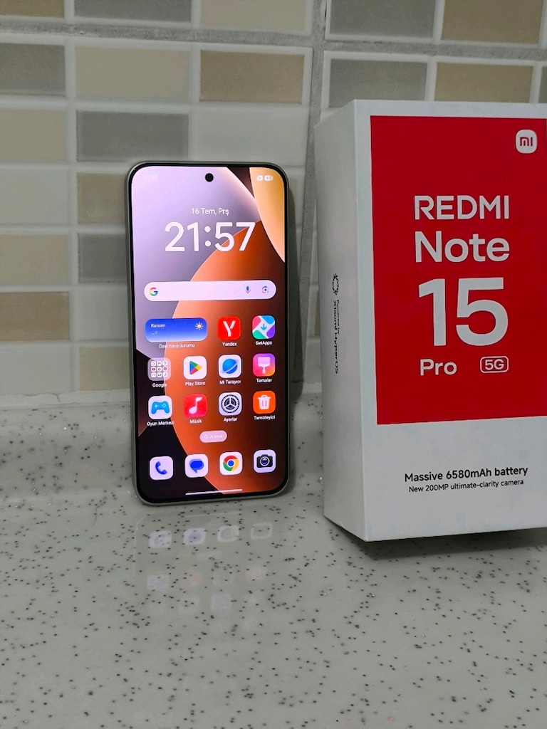 TÜRKİYE REDMİ NOTE 15 PRO 5G 256/8+8 NOKTA HATASİZ KUTU+FATURA+GARANTİ - 2