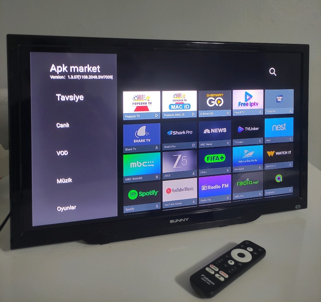 LED televizyon 23 inç 61 ekran Android sistem TVboX ile birlikte - 4