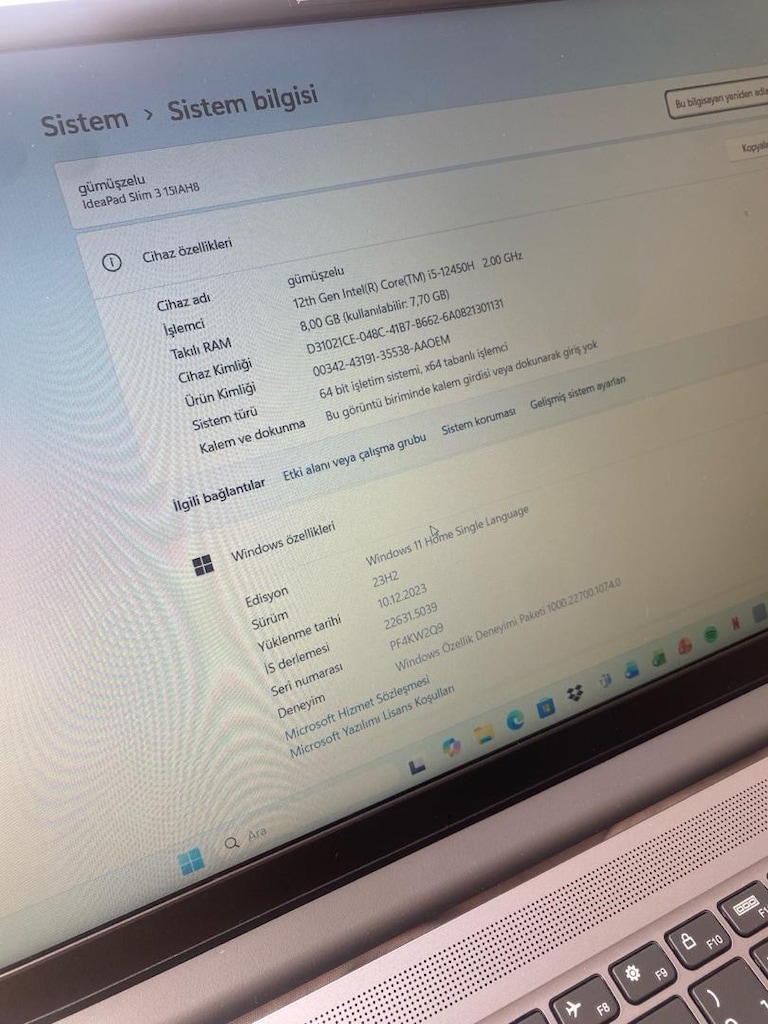 Lenovo İdeaPad Slim3i - 4
