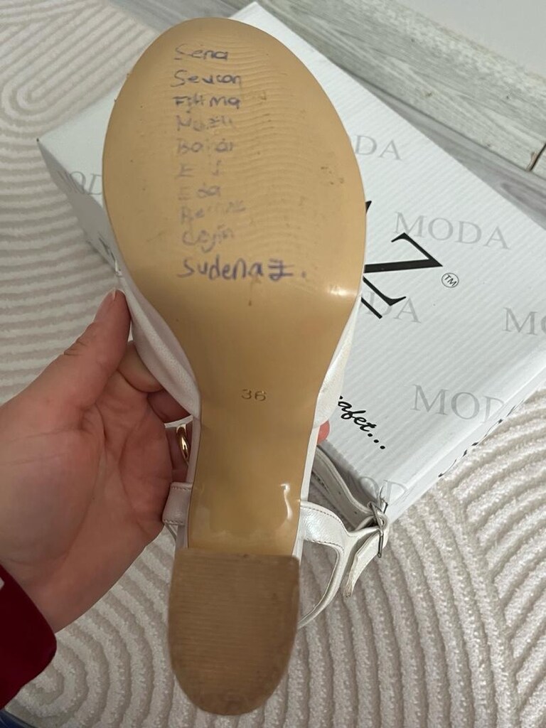 Gelinlik ayakkabı 13cm - 7