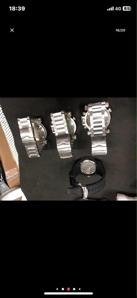 ınvıcta marka sıfır orjinal isviçre metal slikon kol ferrari bold zeus - 2