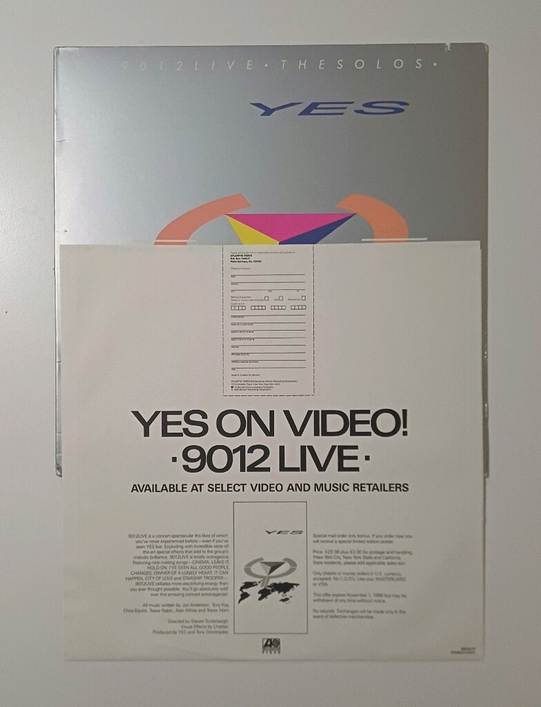 YES 9012 LİVE THE SOLOS DÖNEM LP PLAK - 4