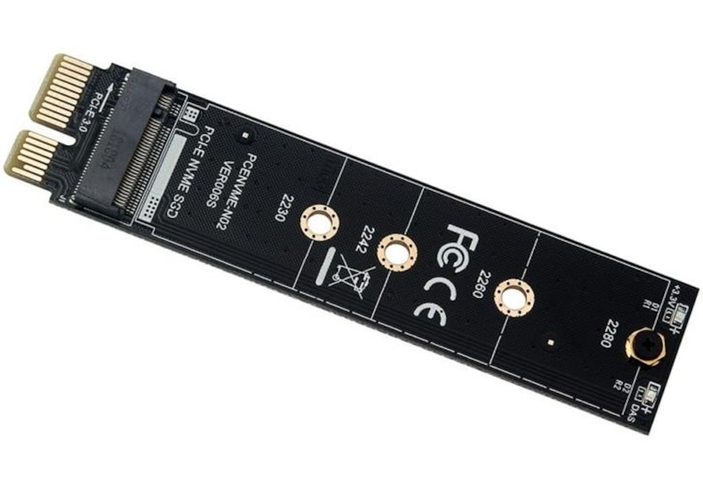 4391 M.2 Nvme Ssd Ngff To Pcie 3.0 X1 Adaptör M Key Kart Çevirici Dönü - 2