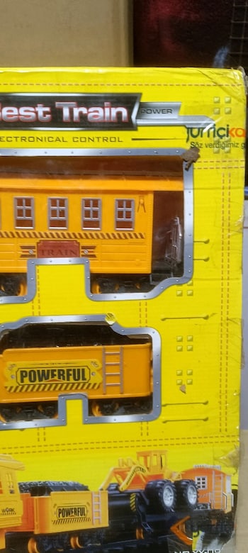 en büyük boy ışıklı sesli tam set 21 parça Tren seti - 5