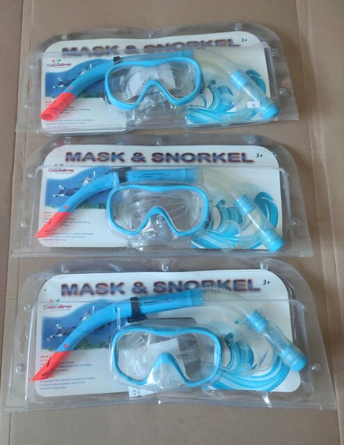 Sıfır Sealife maske şnorkel seti 3 adet sıfır paketinde adeti 500 tl