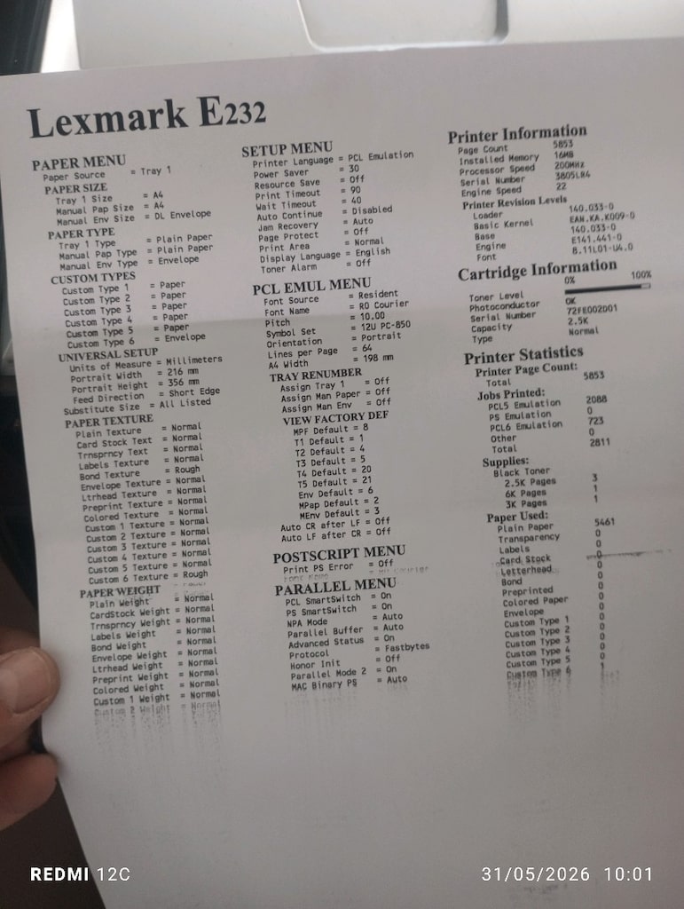lexmark e232 lazerli yazıcı - 6