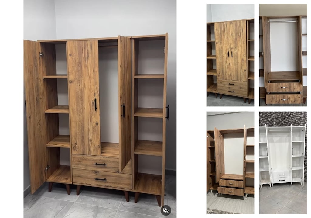 4 kapaklı elbise dolabı bqicsmbalt - 5
