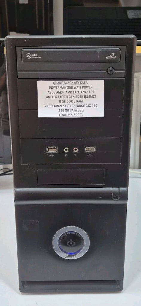 AMD FX 4 ÇEKİRDEK 8 RAM GTX 460 EKRAN KARTI BİLGİSAYAR KASASI - 2