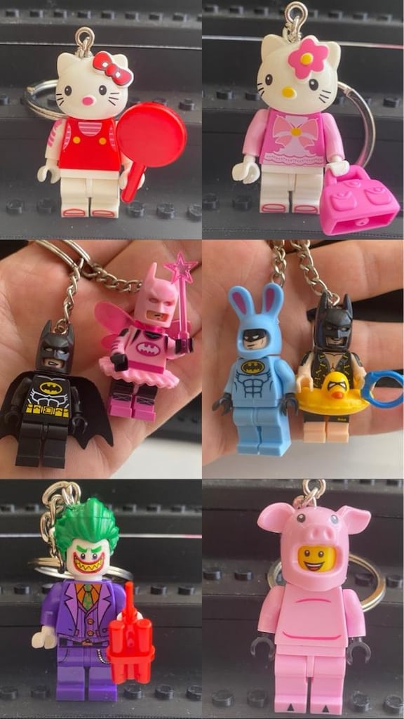 Lego Winnie the Pooh (ayı), Piglet, Eeyore (eşek), Joker Anahtarlık - 15