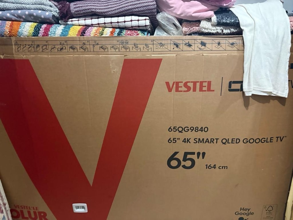 Vestel 65QG9840 65” 4K QLED Google TV – Sıfır Ayarında- ACİL! - 2