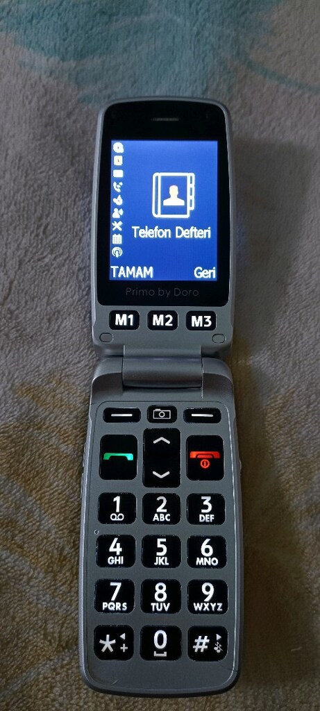 Primo 413 by Doro All Carriers büyük tuşlu cep telefonu - 5