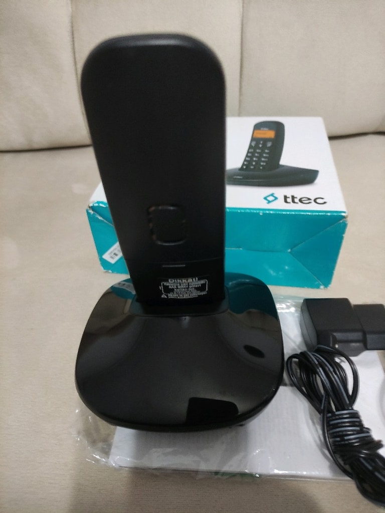 TELSİZ TELEFON TD180 TTEC TELEFON- (SİYAH) SIFIR KUTULU ( PİLSİZ ) - 9