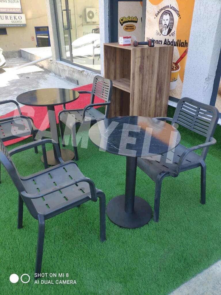 Mdf masa neva plastik sandalye - 3