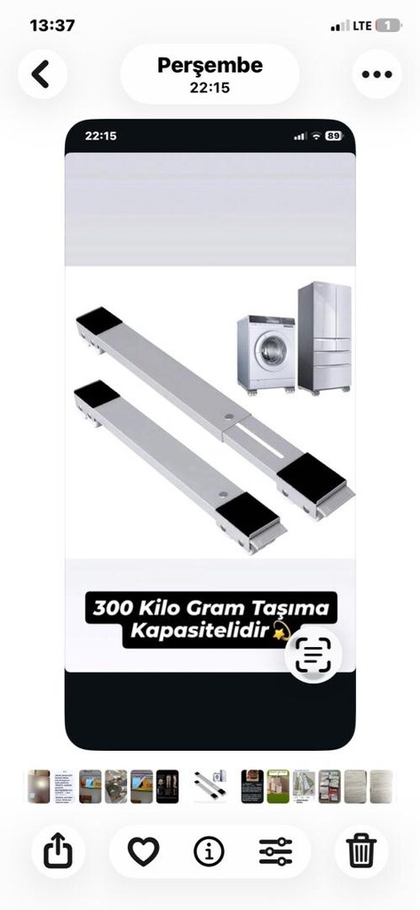 çamaşır makinası buzdolabı ayağı kızaklı - 3