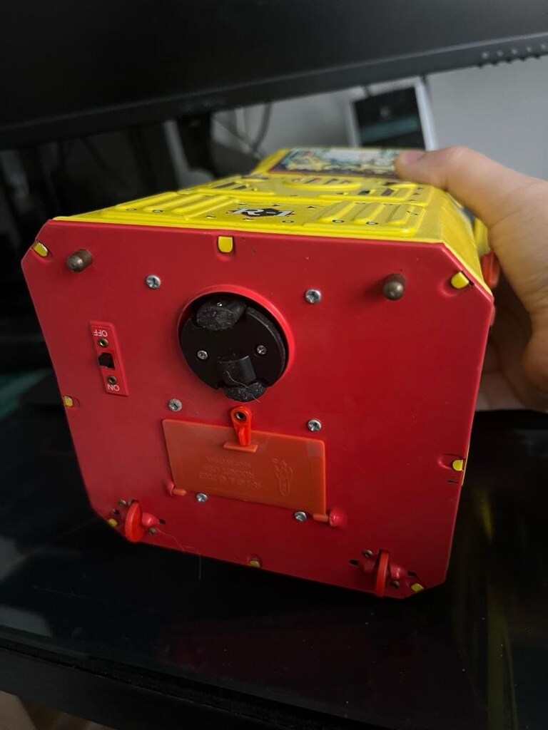 antika teneke oyuncak robot - 4