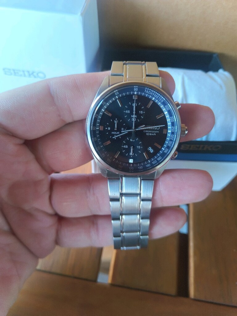 Seiko Kronograf Erkek Kol Saati - 3