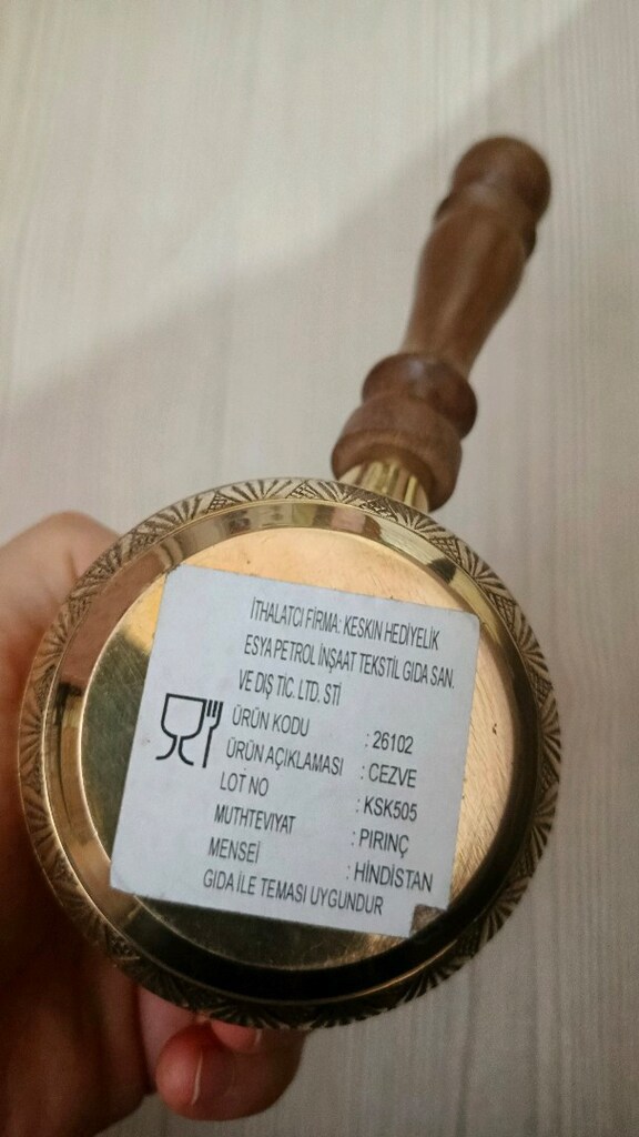 2.5 inç pirinç cezve - 5