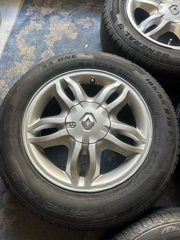 15 inç orjinal Renault çelik jant takımı - 4